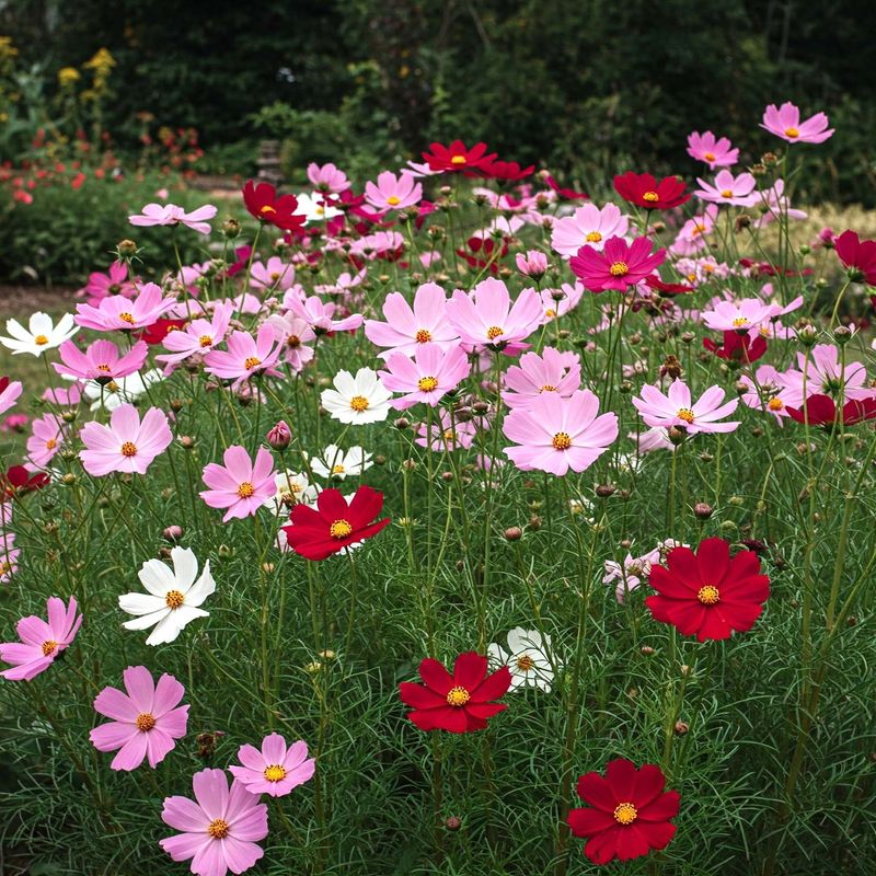 Cosmos Bring Light Color And Easy Height