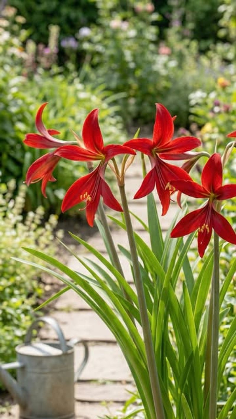 Cybister Amaryllis (Hippeastrum Cybister Hybrids)