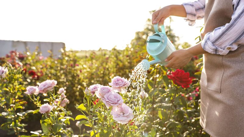 Deep Morning Watering Helps Roses Handle Heat Better