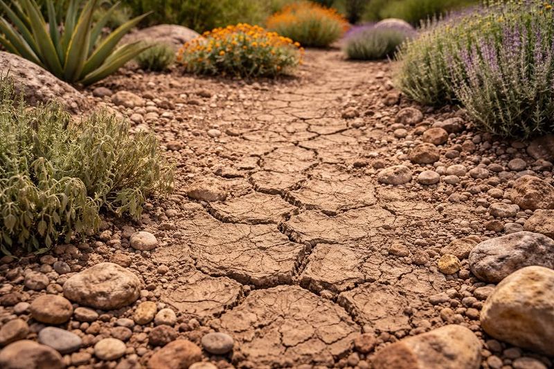 Dry Heat Hardens Bare Soil Fast