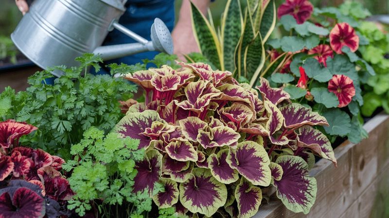 Even Moisture Helps Coleus Stay Full And Fresh
