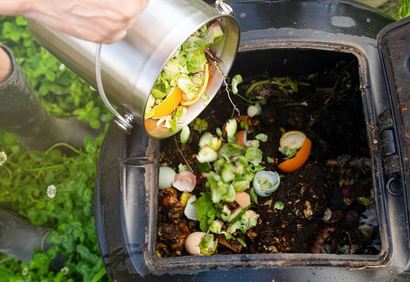 Fruit And Vegetable Scraps Feed The Pile Naturally