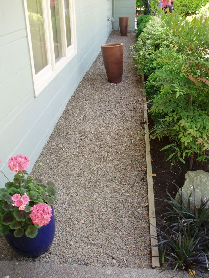 Gravel And Stone Make Safer Near-House Borders