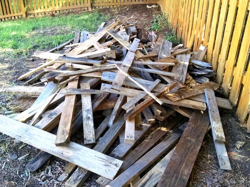 Haul Off Old Lumber And Yard Waste