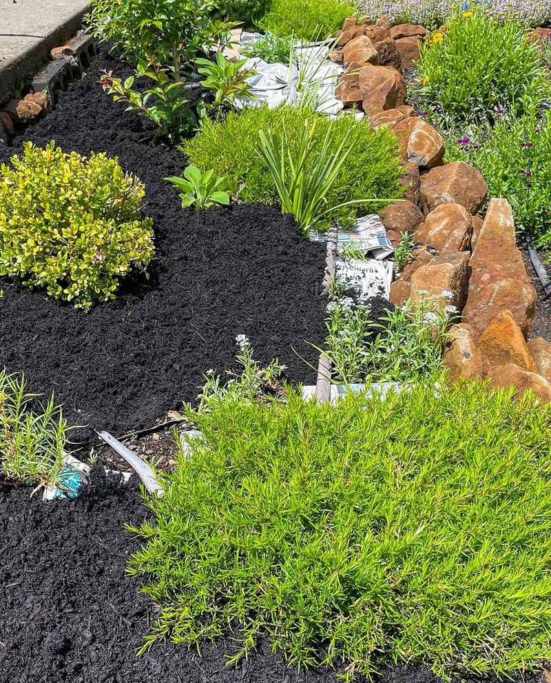 Leave Small Gaps Between Mulch And Exterior Walls