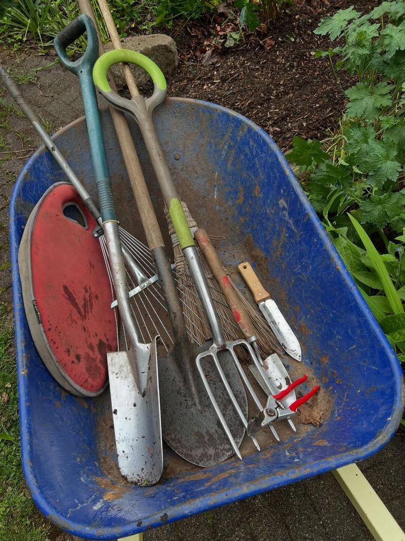 Leaving Garden Tools Or Buckets Outdoors