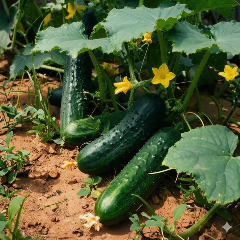 Letting Mature Cucumbers Stay On The Vine Slows Future Production Letting Mature Cucumbers Stay On The Vine Slows Future Production
