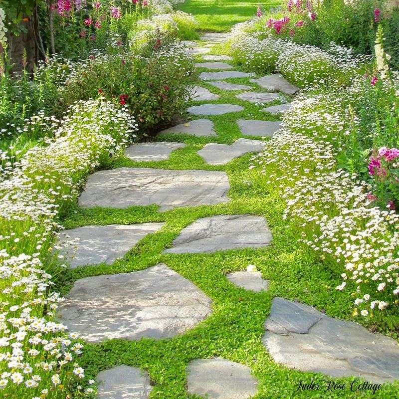 Look Near Stone Paths For Stored Warmth