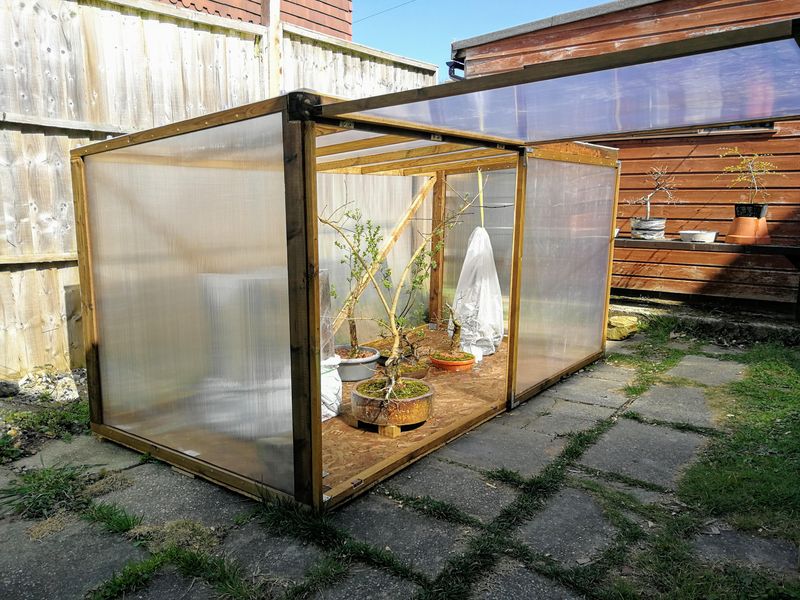 Mini Greenhouse With Removable Cover For Summer Use