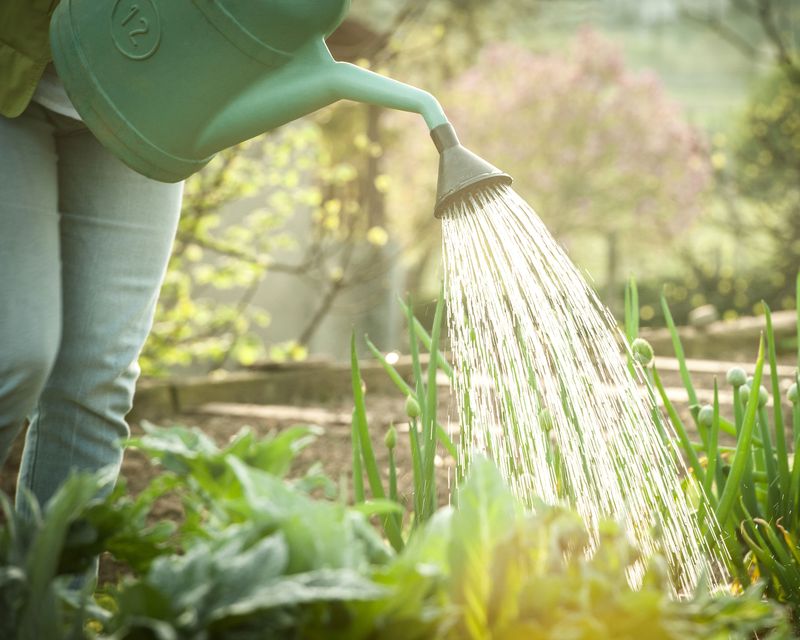Morning Watering Helps Leaves Dry Faster