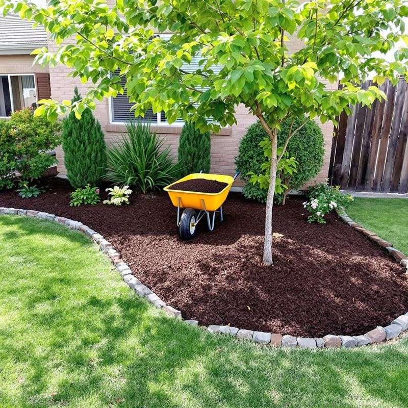 Mulch Helps Keep Young Tree Roots Cooler