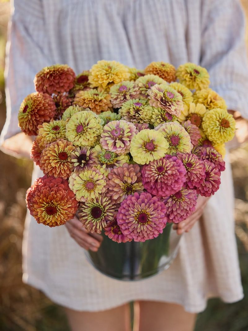 Queen Series Zinnias Add Vintage Color To Sunny Borders Queen Series Zinnias Add Vintage Color To Sunny Borders