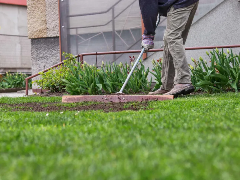 Rake And Smooth Evenly