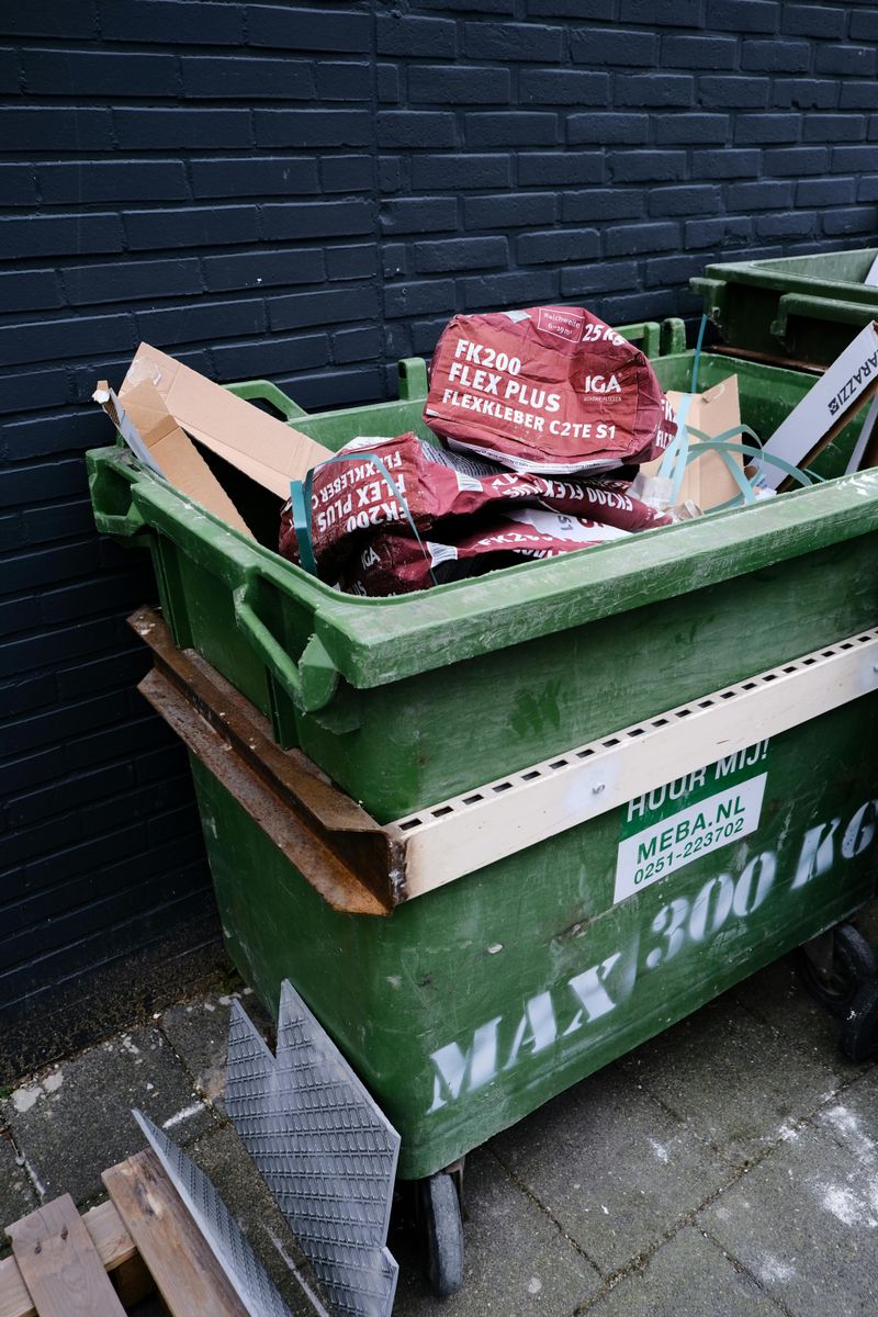 Ransacked Garbage Cans Or Pet Food Bowls Ransacked Garbage Cans Or Pet Food Bowls