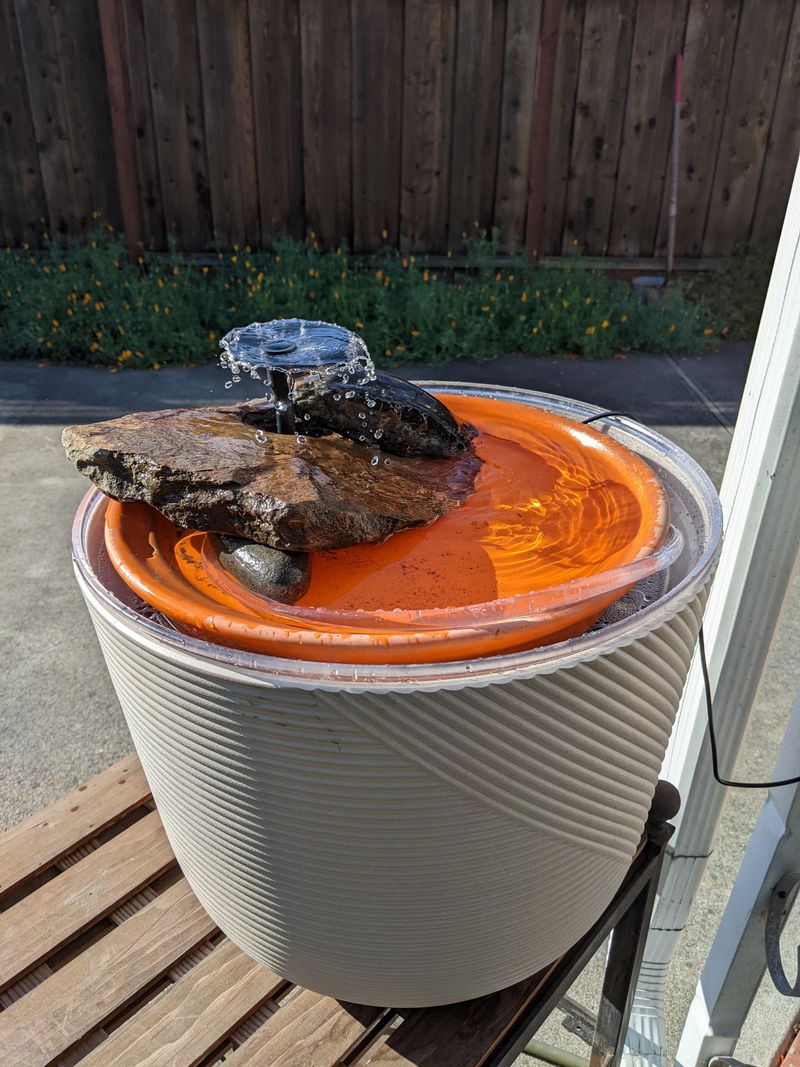 Refresh Birdbaths Often