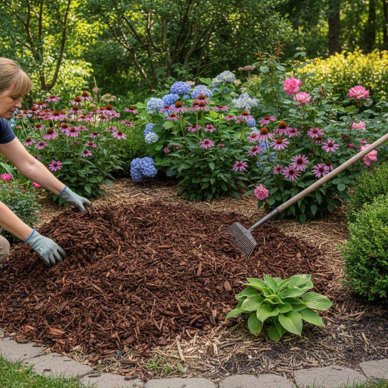 Refresh Mulch To The Right Depth Refresh Mulch To The Right Depth