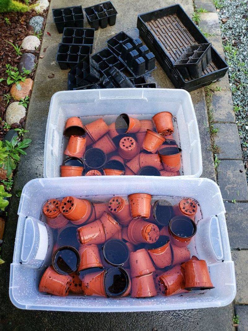 Sanitize Tools And Containers First