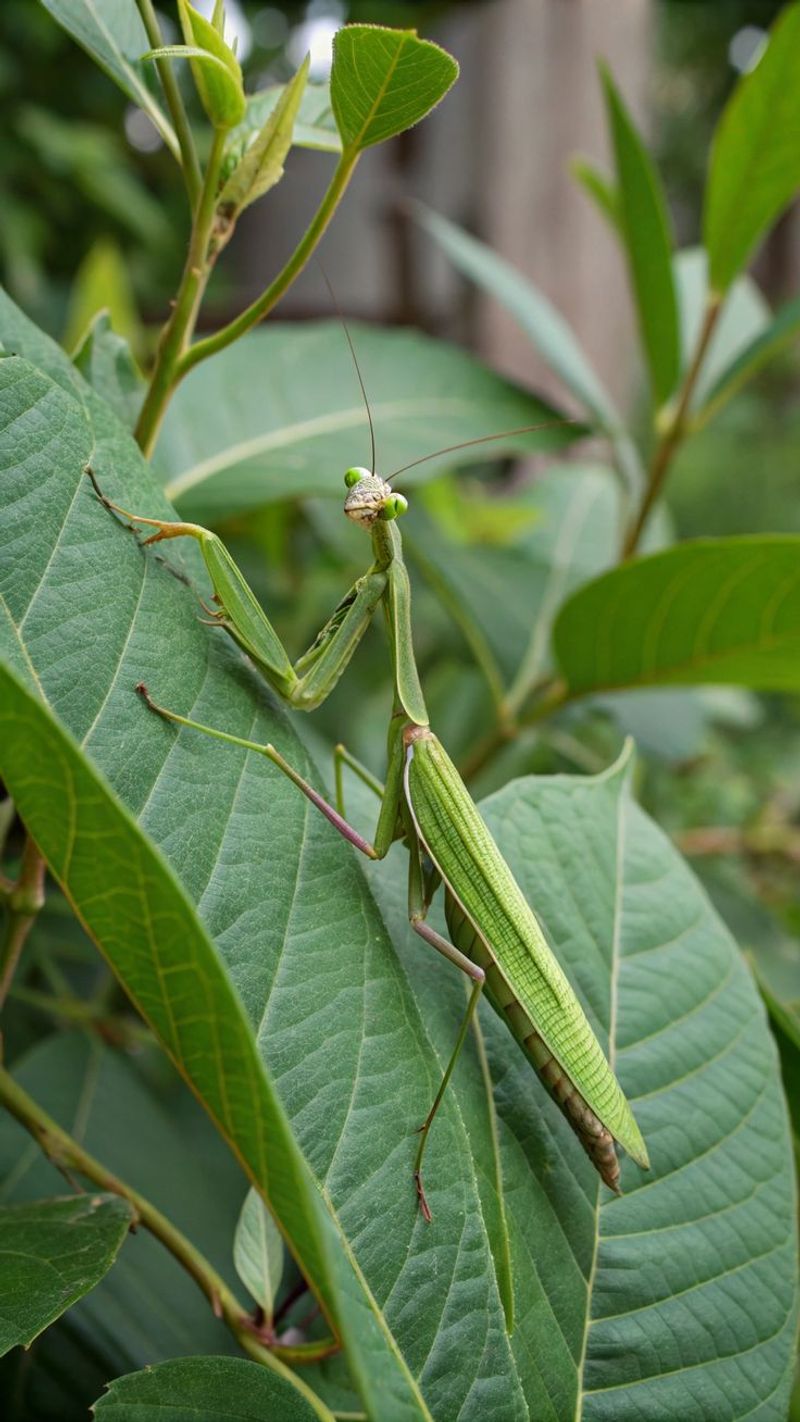 Signs A Praying Mantis Has Settled Into Your Garden