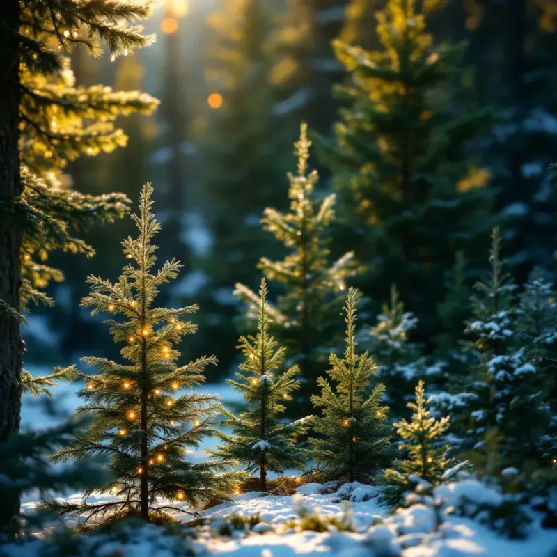 Spruce Stays Green Through Every Winter