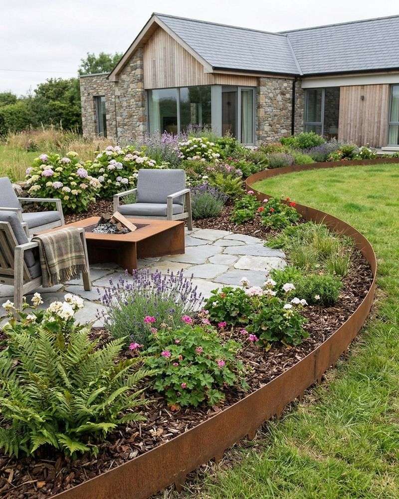 Start With A Clean Stone Border Near The House