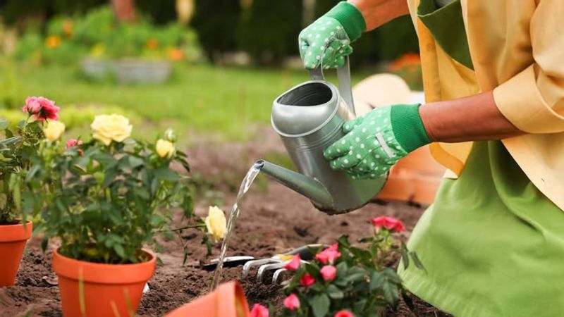 Stop Wetting Rose Leaves During Watering