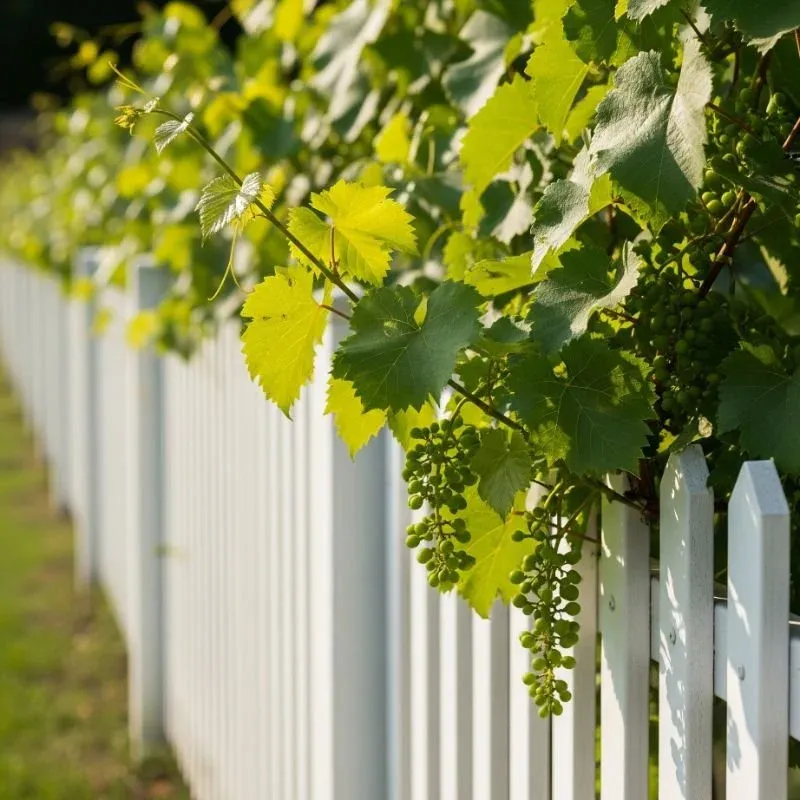 Table Grapes Turn Fence Lines Into Productive Space