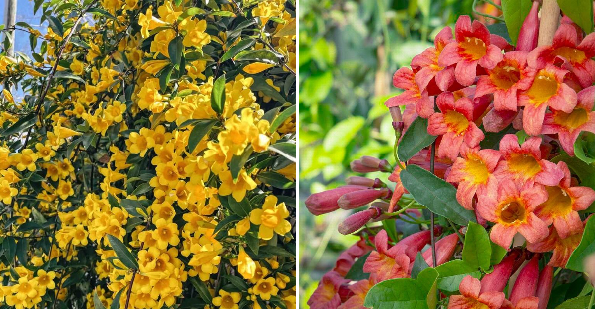 carolina jessamine and corssvine