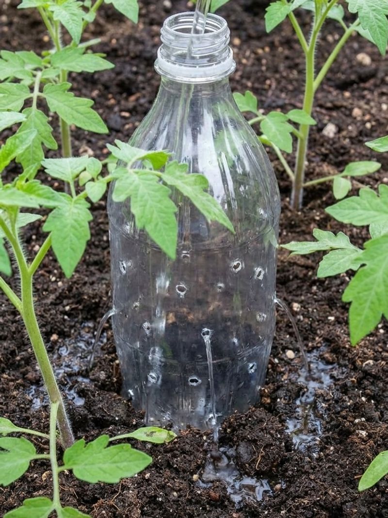 The Buried Bottle Trick That Delivers Water Directly To The Roots