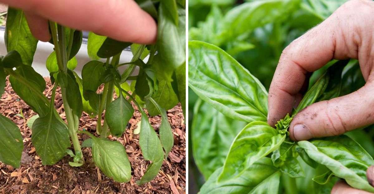 prune basil