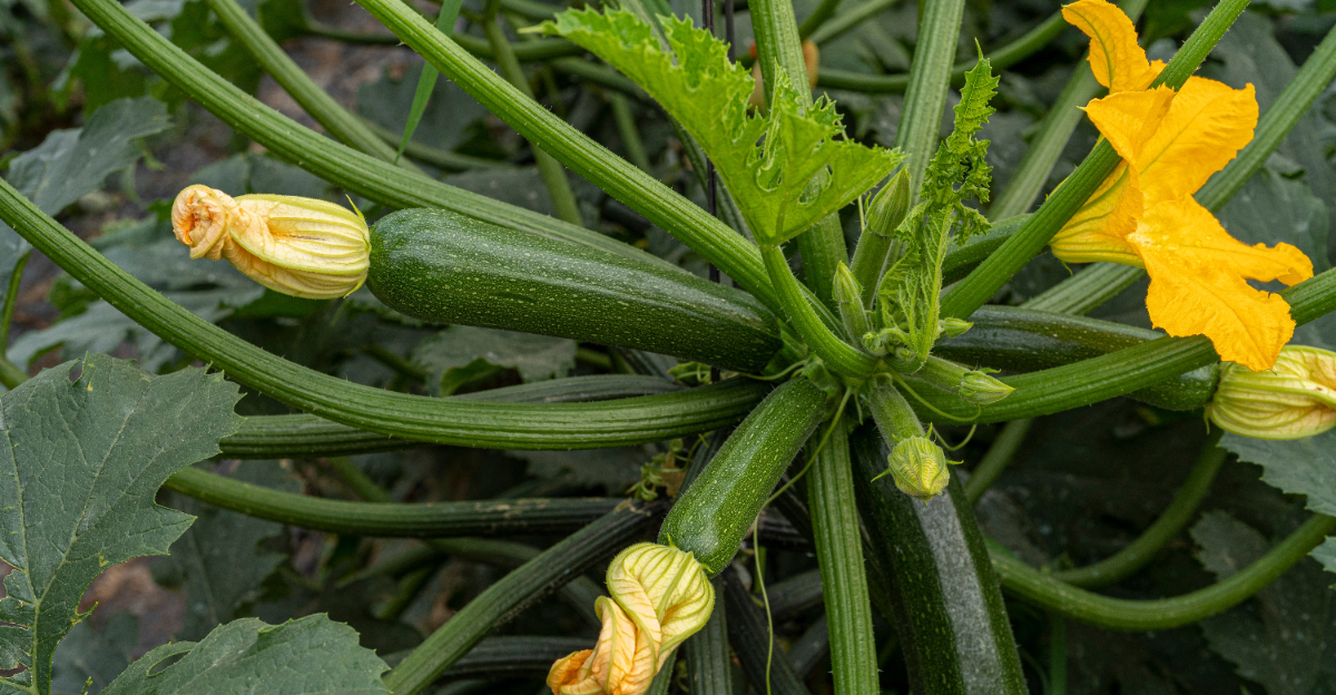 zucchini harvest