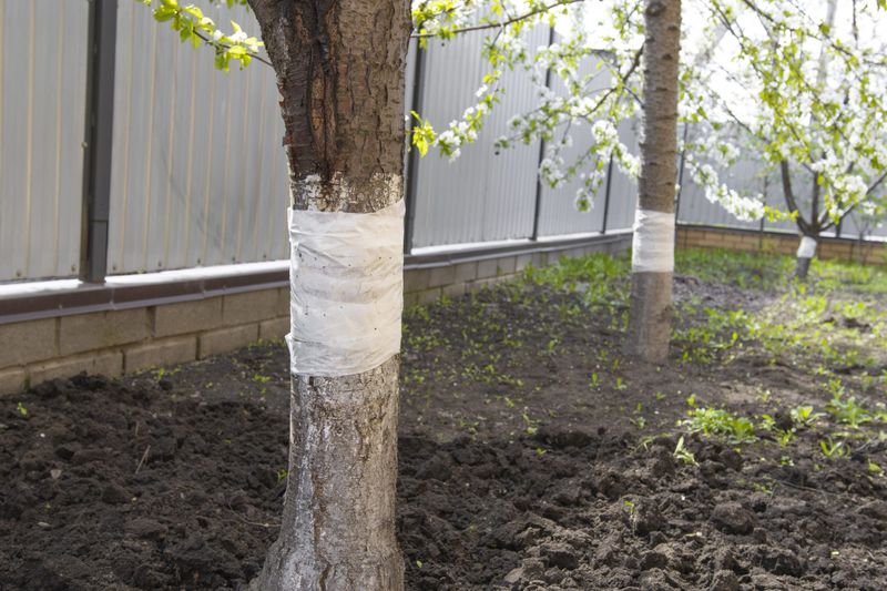 Tree Wraps Help Protect Thin Bark From Heat Damage