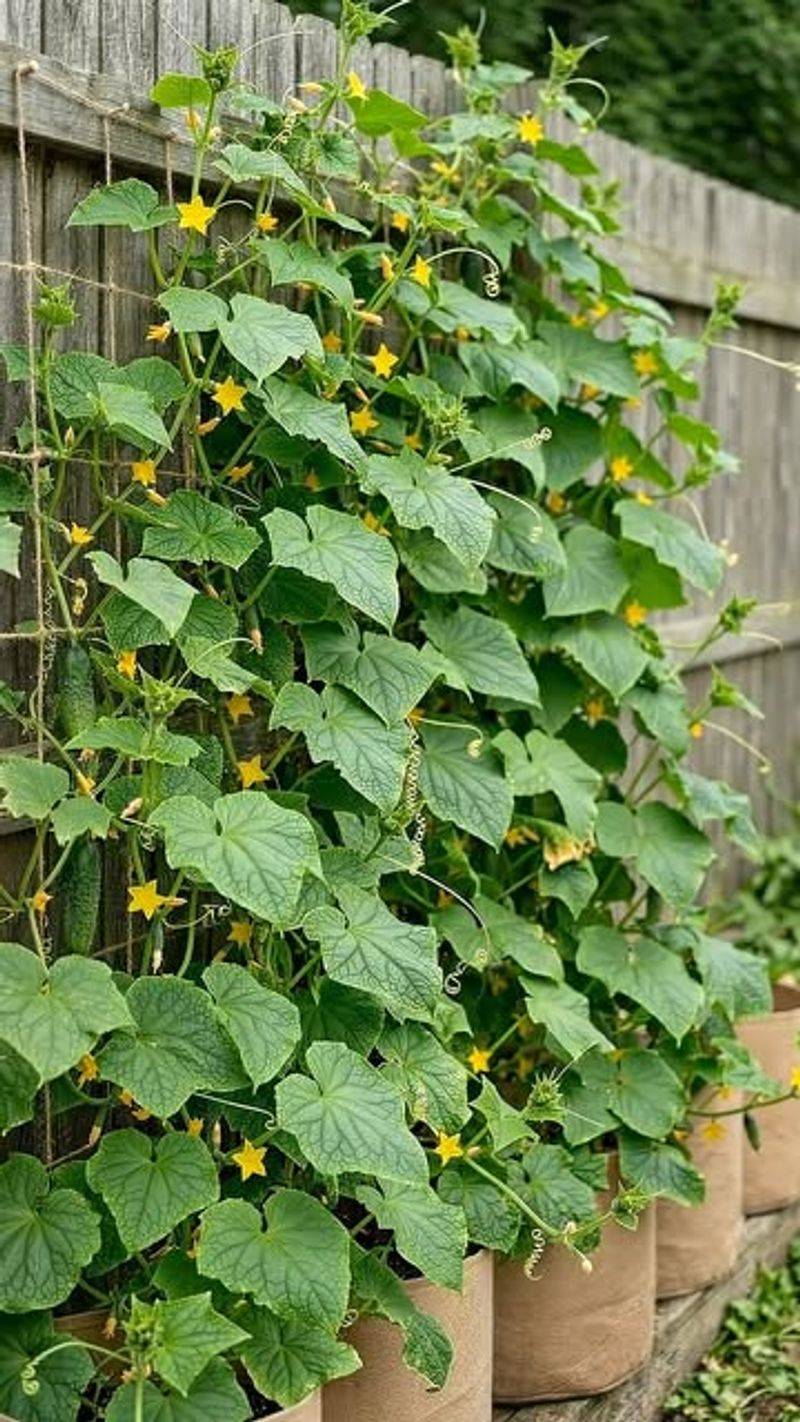 Trellis Vines Before Fruit Production Becomes Heavy