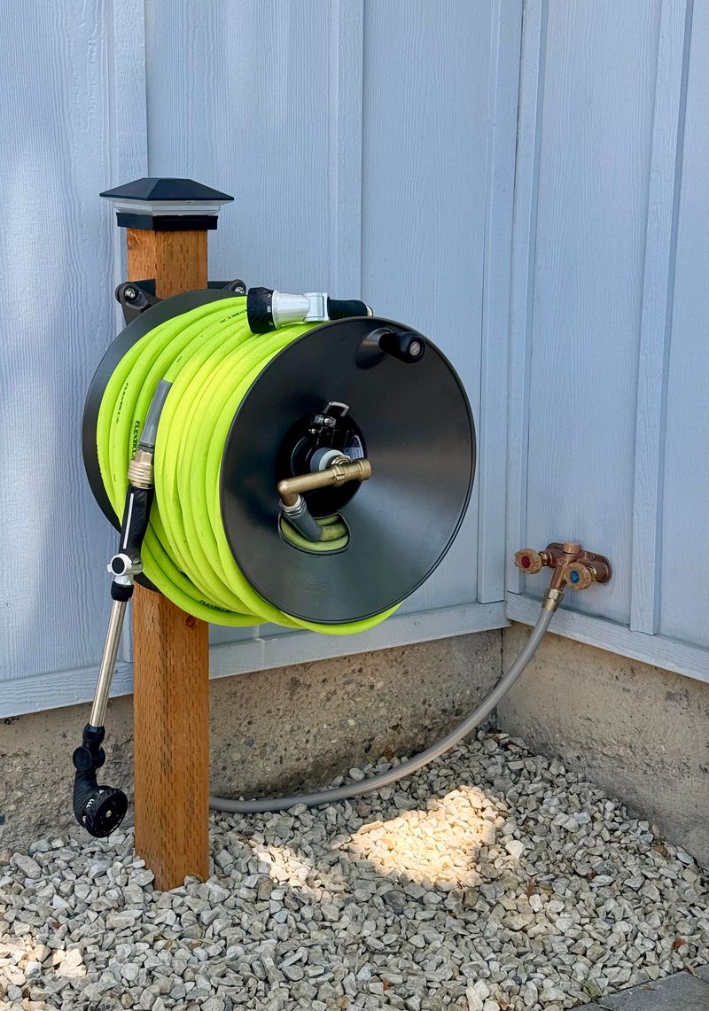 Unused Garden Hoses Become Easy Resting Spots Unused Garden Hoses Become Easy Resting Spots