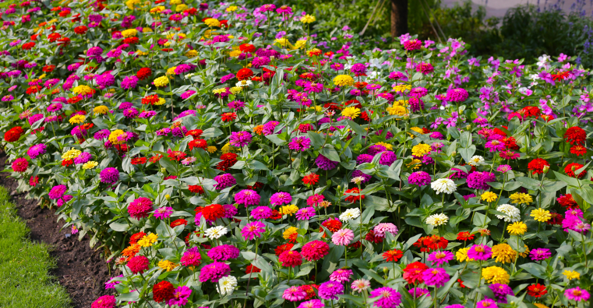 zinnias