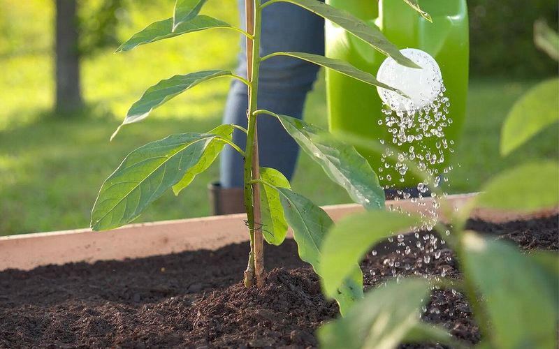 Young Trees Need More Frequent Watering Young Trees Need More Frequent Watering
