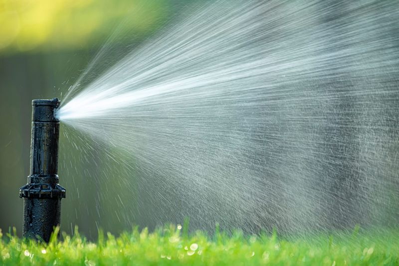 Automatic Sprinklers Start The Waste Automatic Sprinklers Start The Waste
