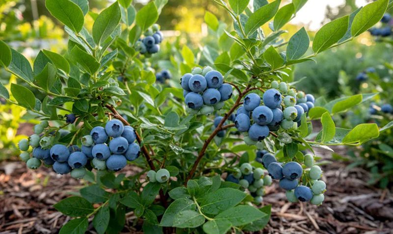 Blueberries Appreciate A Moisture-Holding Mulch Layer