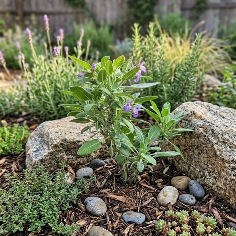 Culinary Sage Handles Heat When Drainage Is Excellent