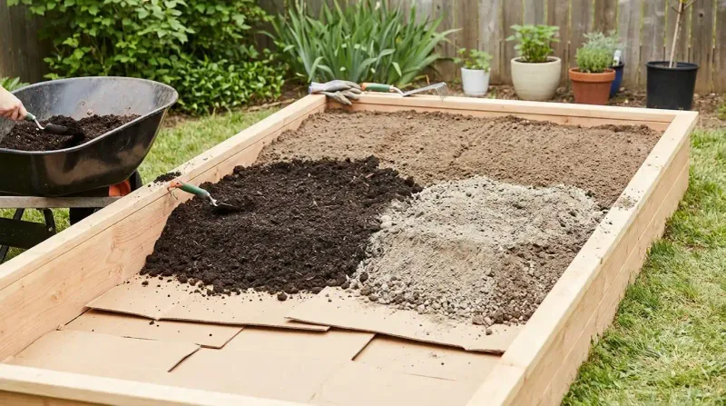 Fill New Beds In Layers That Settle Evenly