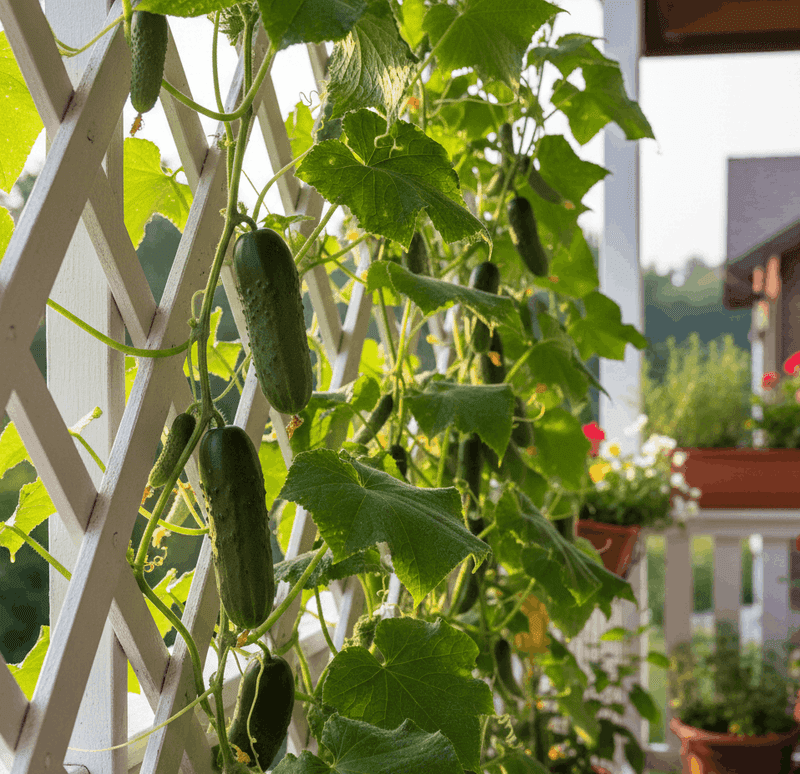 Guide The Vines Onto A Sturdy Trellis