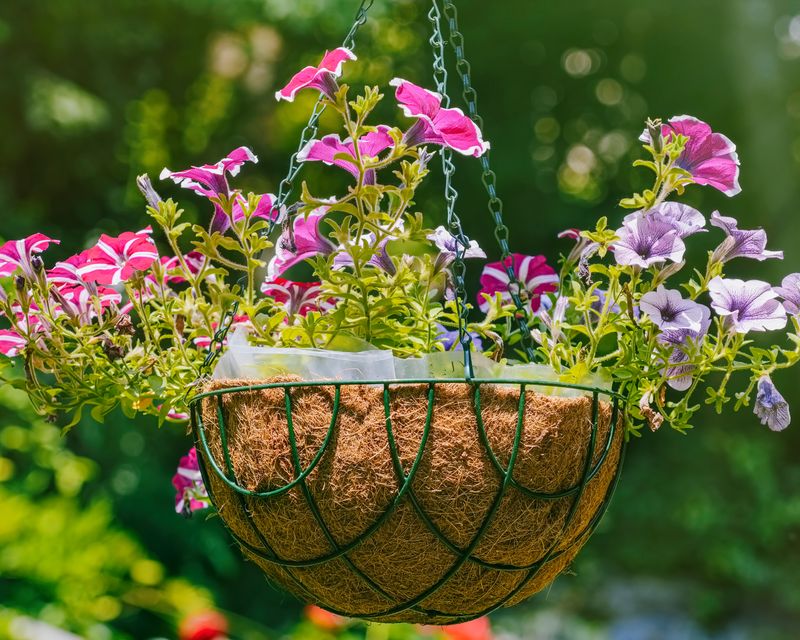 Hanging Baskets Dry Out Before Bedtime