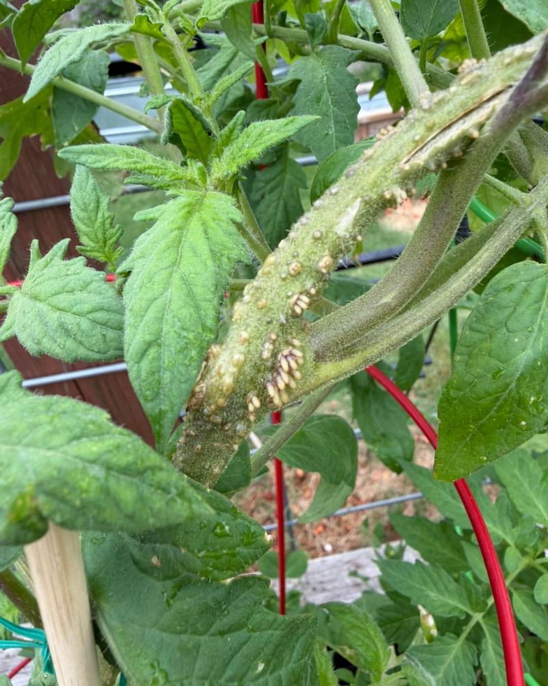 How Blight Moves Through A Tomato Garden