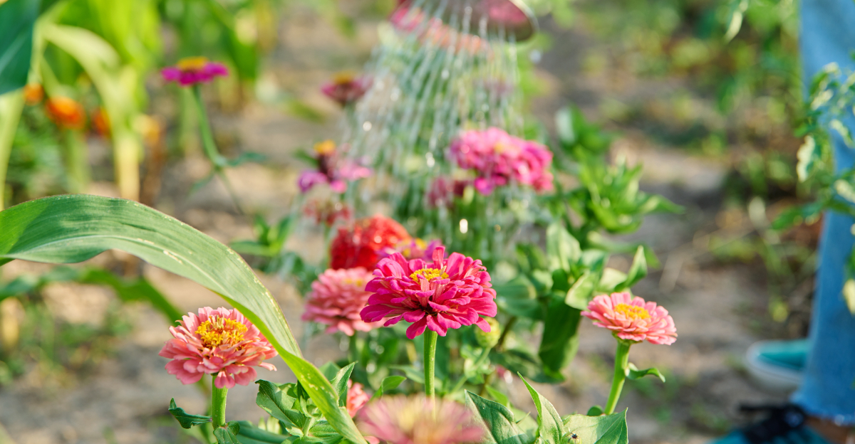 zinnias