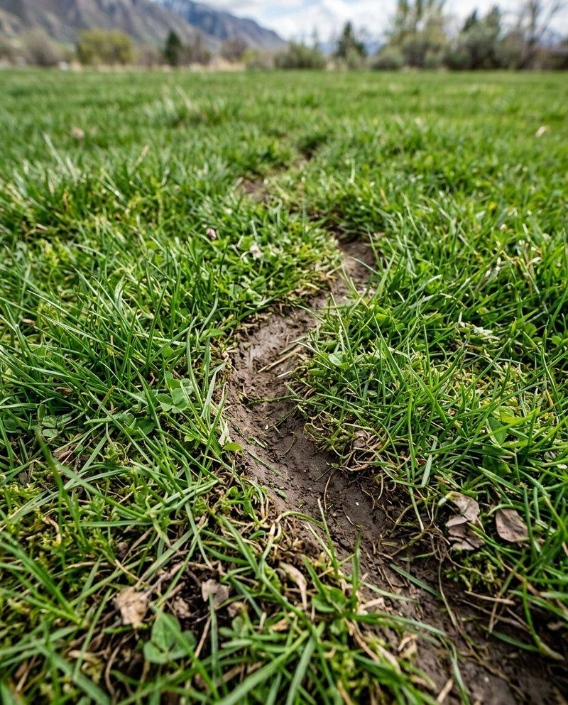 In Overgrown Lawn Patches