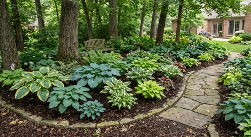 Keep Mulch Away From The Hosta Crowns Keep Mulch Away From The Hosta Crowns