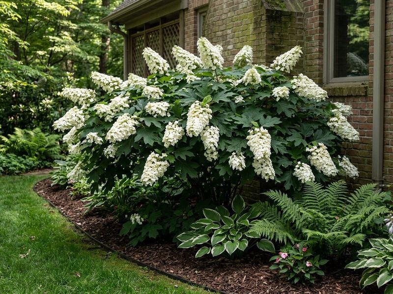 Keep Oakleaf Hydrangeas Out Of Dry Root Competition Keep Oakleaf Hydrangeas Out Of Dry Root Competition