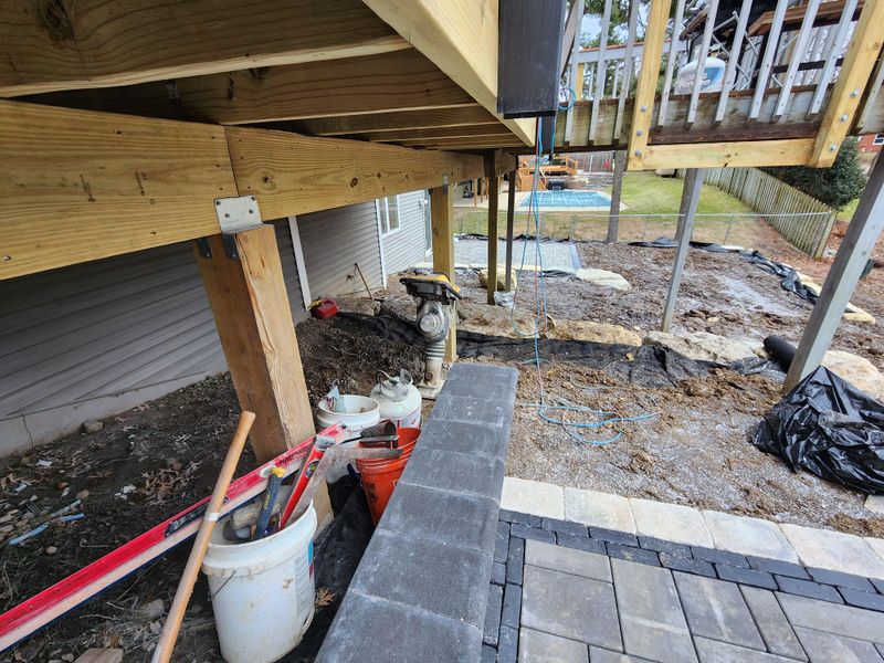 Leaving Items Stored Under Decks Or Along Foundations