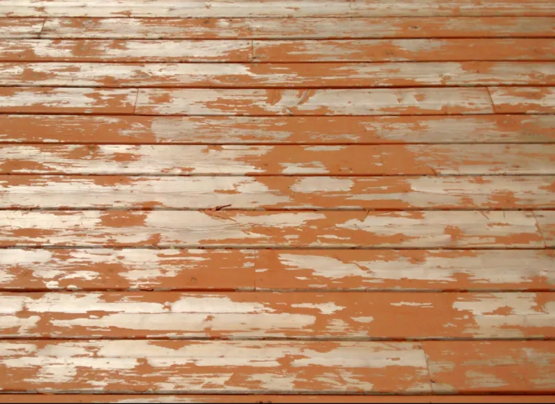 Letting Paint Or Varnish Wear Off