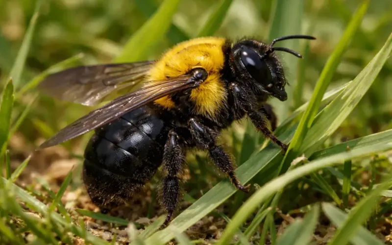 Male Bees May Be Patrolling Your Space
