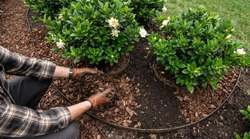 Mulch Around The Base
